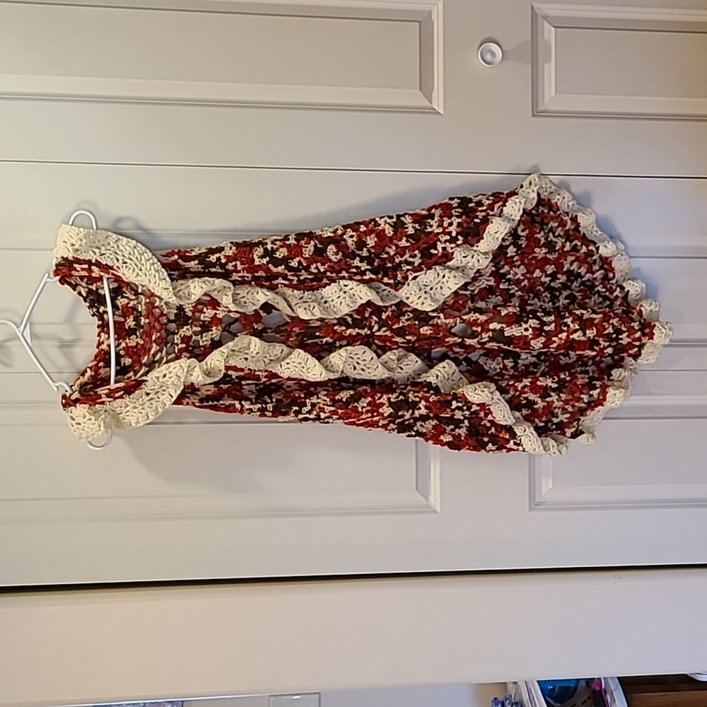 Hand Crocheted Mandala Vest